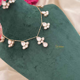 Vriksham Delicate Kundan Pearl Drop With Lightweight Chain Neckpiece-G20377